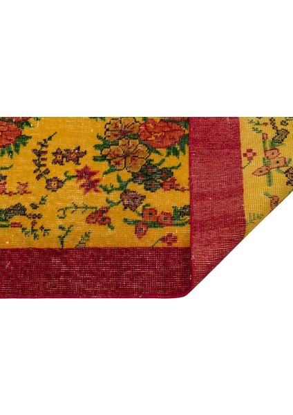 Eskitme Vintage %100 El Dokuma Halı 116x201 Cm 9818 fiyatları