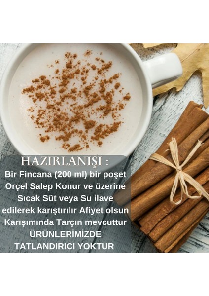 5 Muzlu Süt + 5 Salep + 5 Nane Limon Aromalı Içecek Tozu Oralet Çay 15X200GR.