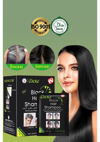 Saç Siyahlaştırıcı Şampuan 10x25-Ml fiyatları