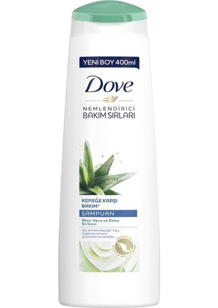 Aloe Vera Kepek Şampuan 400 Ml 6 Adet Dove Aloe Vera 400