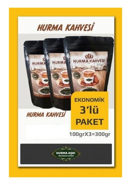 Hurma Kahvesi 3 x 100 gr