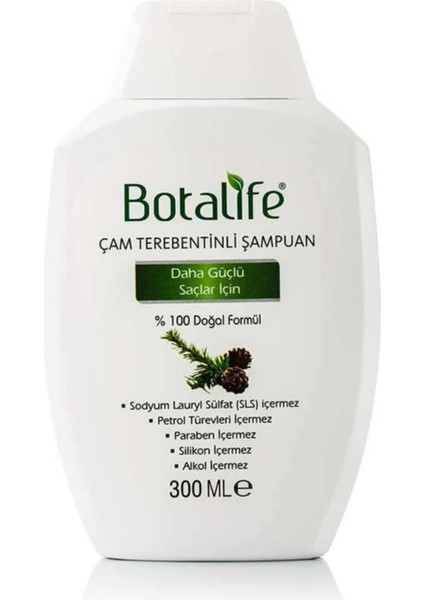 100 Doğal Çam Terebentinli Şampuan 300 Ml