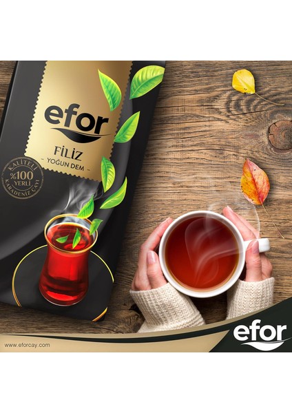 Efor Filiz Dökme Siyah Çay - 1000gr