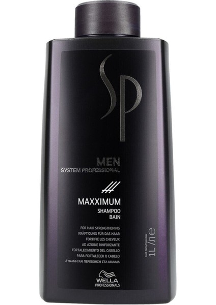 Wella Men Maxximum Dökülme Önleyici Şampuan 1000 Ml