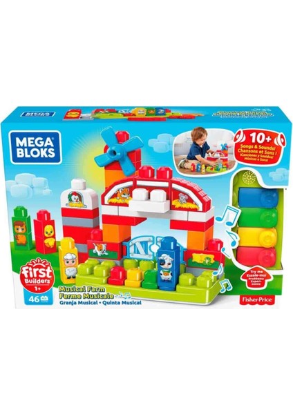 Fisher Price Mega Bloks Müzikli Çiftlik Oyun Seti GCT50