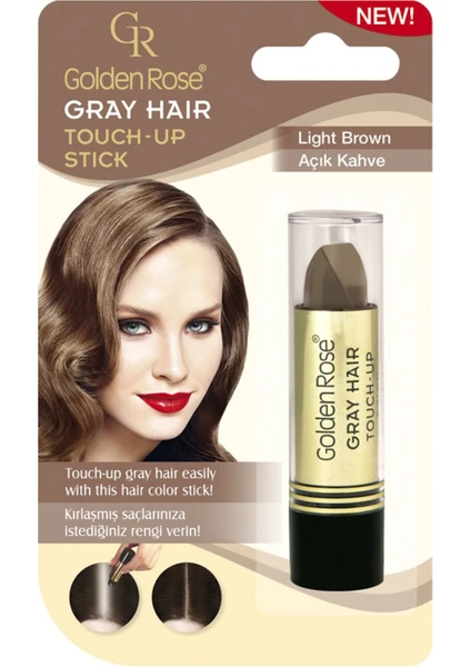 Golden Rose Saç Beyazlarını Kapatan Stick Açık Kahverengi - Grey Hair Touch-Up Stick 8691190067595