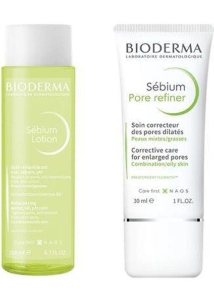 Sebium Lotion 200 Ml+ Sebium Pore Refiner 30 ml Gözenek Azaltıcı Bakım Kremi