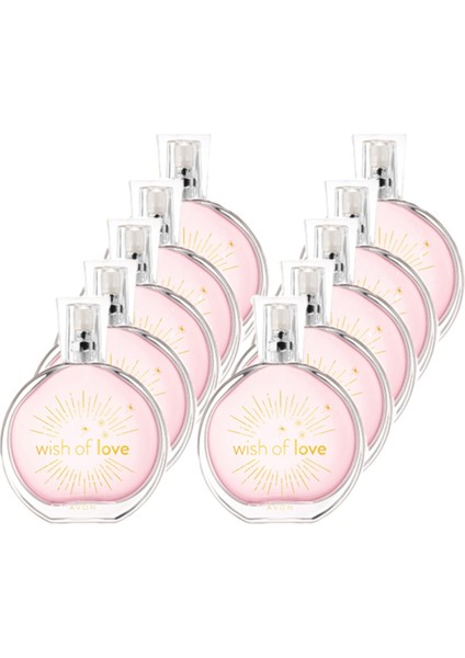 Wish Of Love Edt 50 ml Kadın - 10 Adet