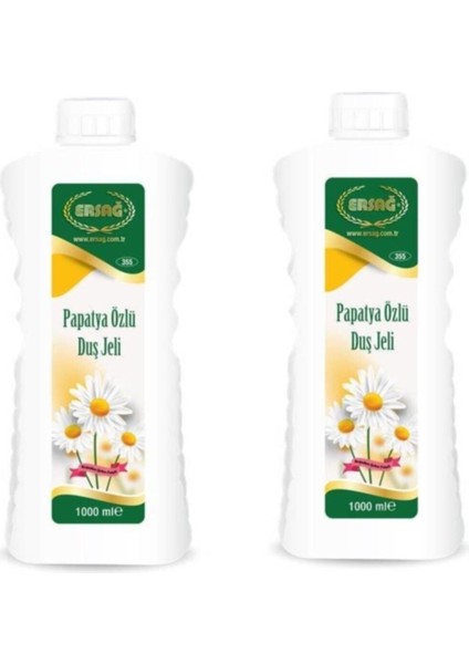 Papatya Özlü Duş Jeli 1000 ml 2 Adet