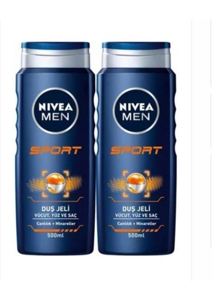 Men Sport Duş Jeli 500 ml 2'li