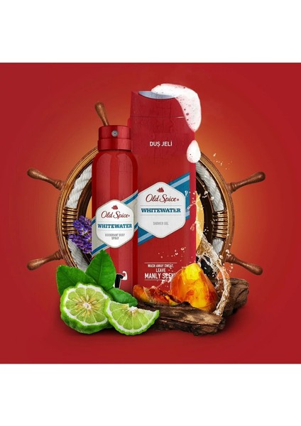 400ML Duş Jeli 2 Adet +150ML Sprey Deo 1 Adet White Water