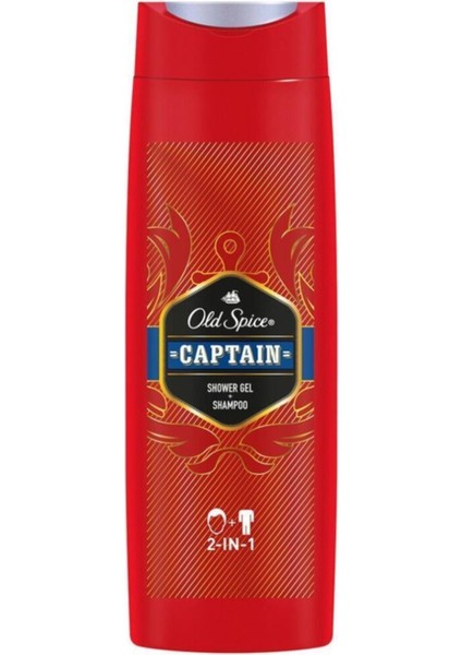 Old Spıce Duş Jeli ve Şampuan 2ın1 Captaın 400 ml