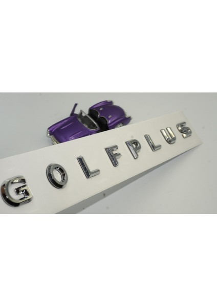 Volkswagen Golf Plus Yeni Nesil Bagaj 3m 3D Krom Abs Yazı Logo Amblem