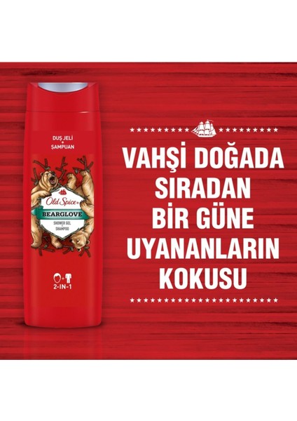 Duş Jeli & Şampuan 400 ml Bearglove P