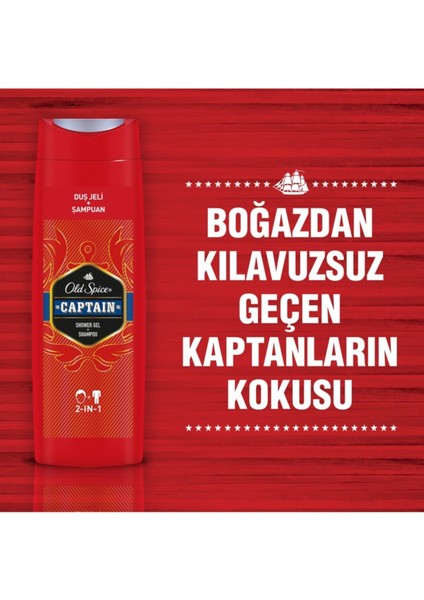 Duş Jeli & Şampuan 400 ml Captain P