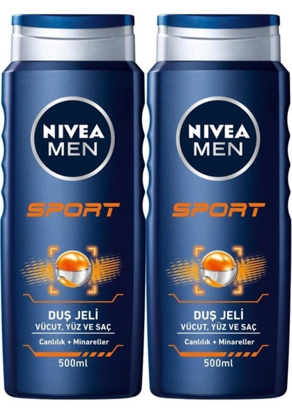 Duş Jeli Sports 500 ml x 2