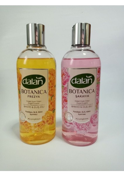 Botanıca Frezya Duş Jeli 500 ml ,botanıca Şakayık Duş Jeli 500 Ml,