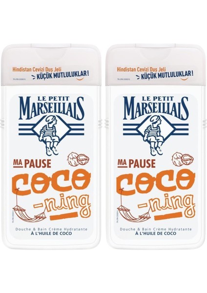Le Petit Marseillais Bonheur Hindistan Cevizi Duş Jeli 250 ml X2 fiyatları