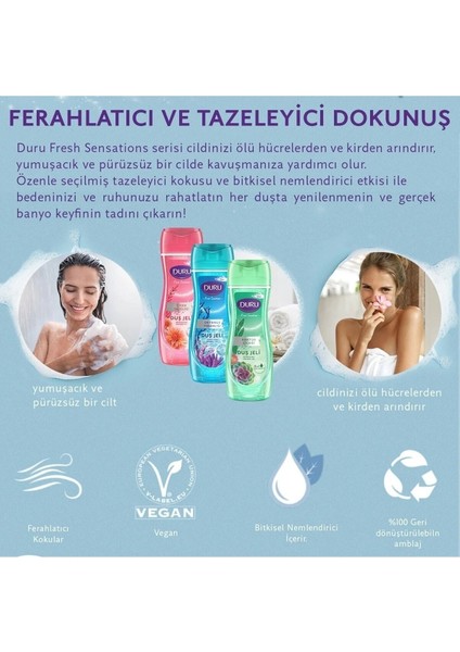 Duş Jeli Okyanus Ferahlığı 3X650 modelleri
