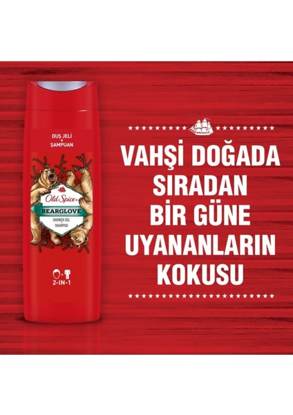 Old Spice Duş Jeli & Şampuan 400 ml Bearglove