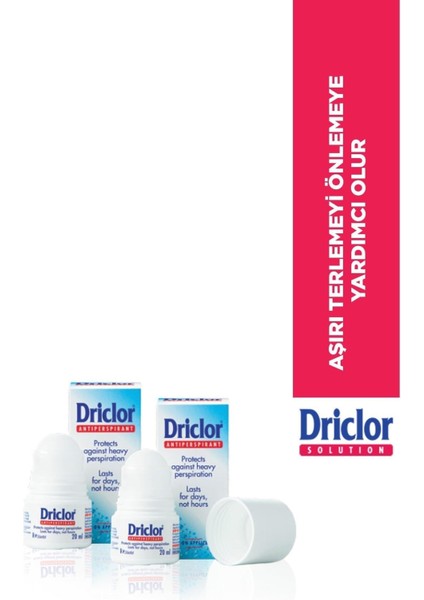 Aşırı Terleme Önleyici Antiperspirant Roll-On 20ML X2