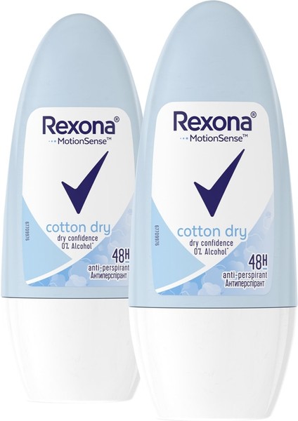 Kadın Roll On Deodorant Cotton Dry 50 ml X2 Adet
