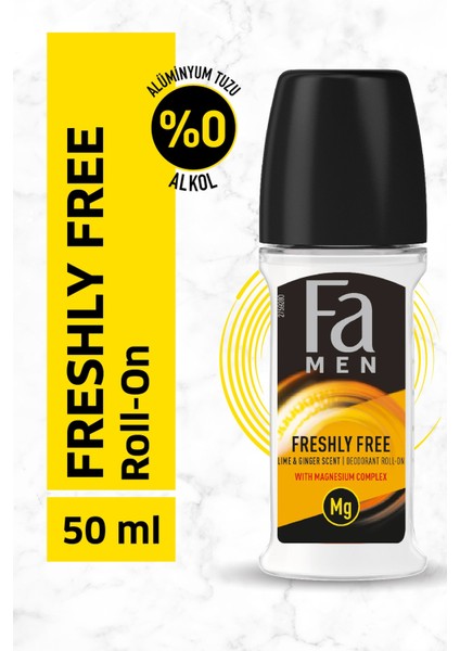 Freshly Free Misket Limonu & Zencefil Roll-On x 3 Adet fiyatları