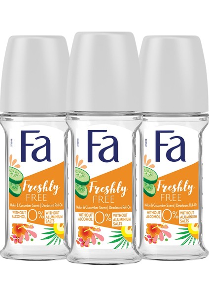 Freshly Free Salatalık & Kavun Roll-On x 3 Adet