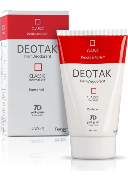 Normal Ciltlere Özel Klasik Krem Deodorant 35ML Deotak Balim