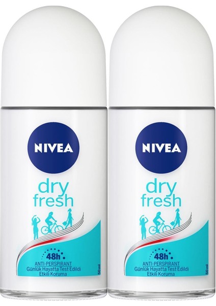 Nıvea Dry Fresh Kadın Deodorant Roll-On 50 ml 2'li