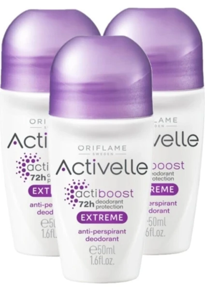 Activelle Extreme Anti-Perspirant Roll-On 3 Adet