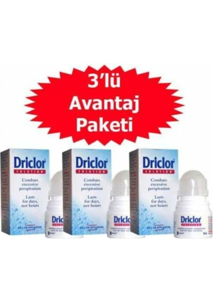 Roll On 20 ml 3 Lü Paket