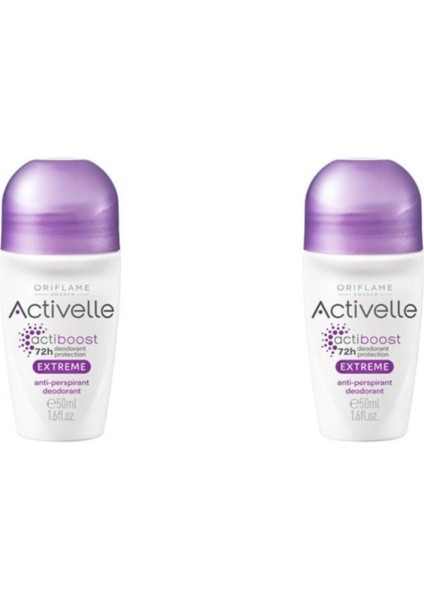 Activelle Extreme Anti-Perspirant Roll-On 50 ml - 2 Adet Roll-On - 33142