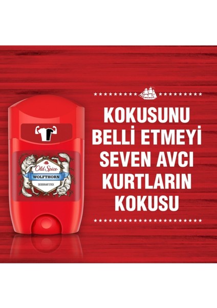 Deo Stick 50 ml Wolfthorn x 4 Adet