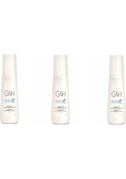 G&h Terlemeye Karşı/koku Giderici Roll-On Deodorant G&h 3'lü