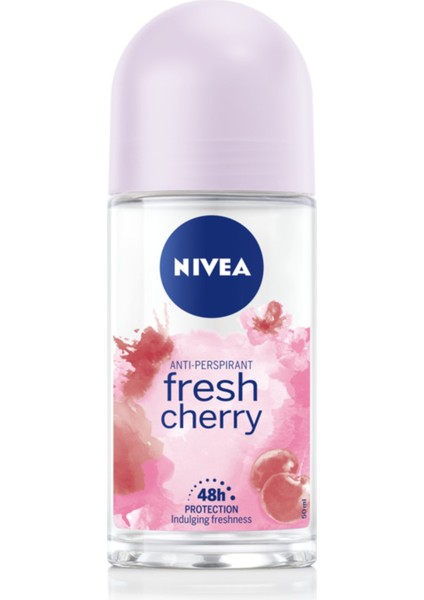Kadın Roll On Deodorant Fresh Cherry, 48 Saat Anti-Perspirant Koruma 50ML fiyatları
