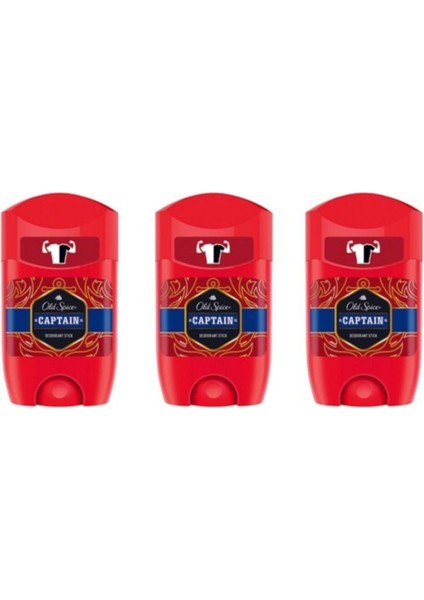 Old Spice Deo Stick 50 ml Captain 3 Adet