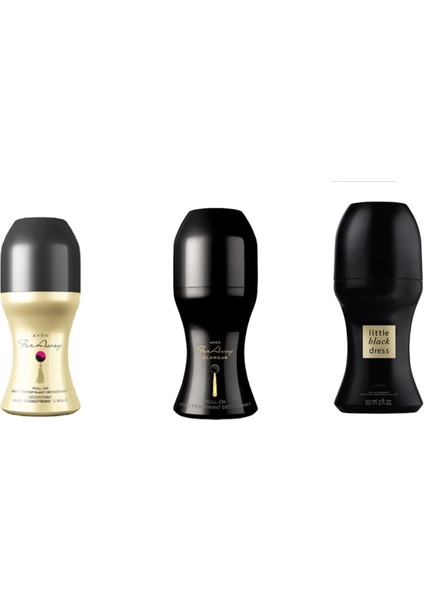 Far Away Glamour+Little Black Dress +Far Away Kadın Antiperspirant Roll-On Deodorant 50 ml