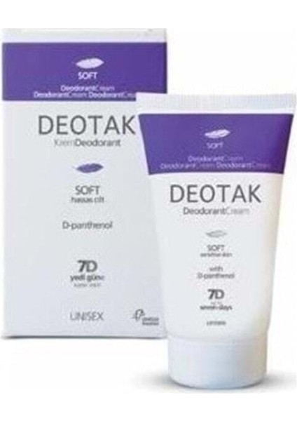 Krem Deodorant Soft 35.ml. Deotak Balim