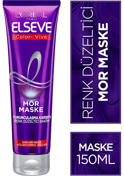 Color-Vive Purple Maske Silver Mor Maske 150 Ml