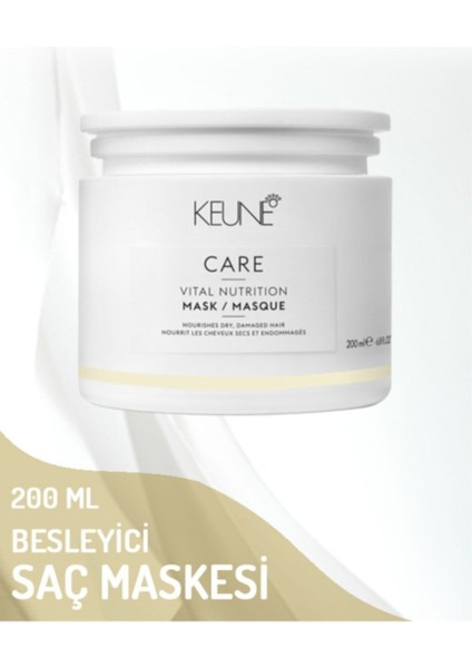 Vital Nutrition Derinlemesine Besleyici Saç Bakım Maskesi 200 Ml