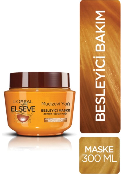 L'oréal Paris Mucizevi Yağ Besleyici Maske 300 Ml