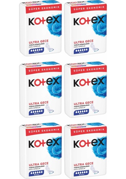 Ultra Quadro 16'Lı Gece 6'Lı Set