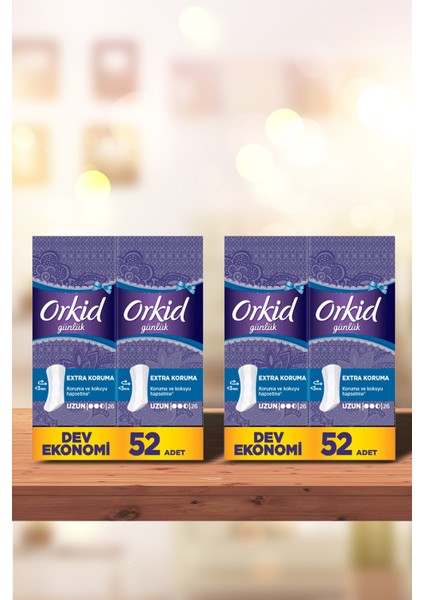 Extra Koruma Uzun Günlük Ped 52 Adet