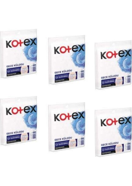 Regl Gece Külodu 2'Li 6 Paket