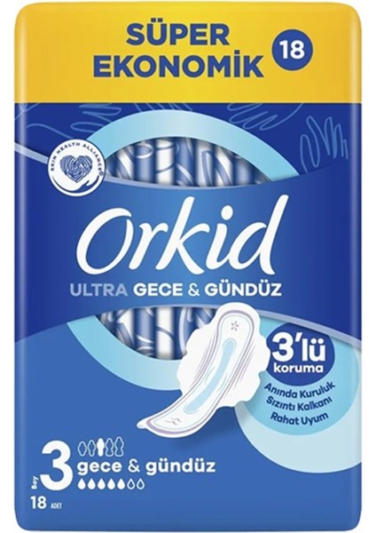 Süper Ekonomik Ultra Gece & Gündüz 18 Ad. 3 Boy X 8 Paket fiyatları