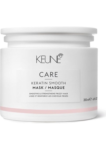 Keratin Smooth Pürüzsüzleştirici Ve Yeniden Yapılandırıcı Bakım Maskesi 200 Ml Eybi Dünyasi