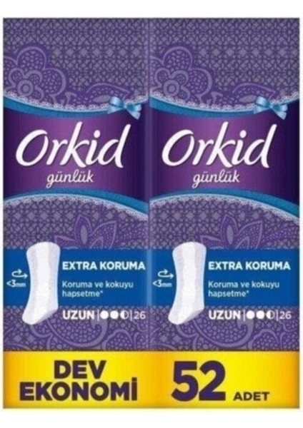 Open Shops Extra Koruma Uzun Günlük Ped 52 Li