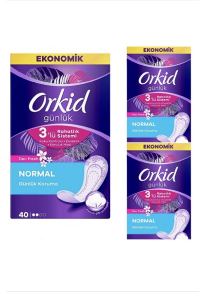 Günlük Ped Deo Fresh Normal Dev Ekonomi Paketi 120