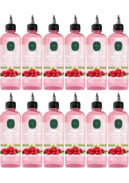 Saç Toniği 500ml Frambuazlı Sirkeli (12 Li Set)